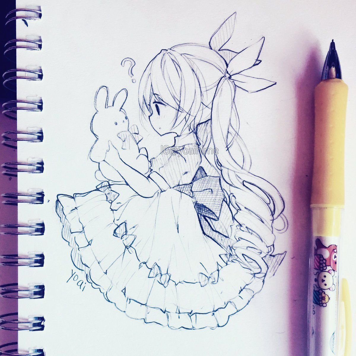 Аниме срисовать легко