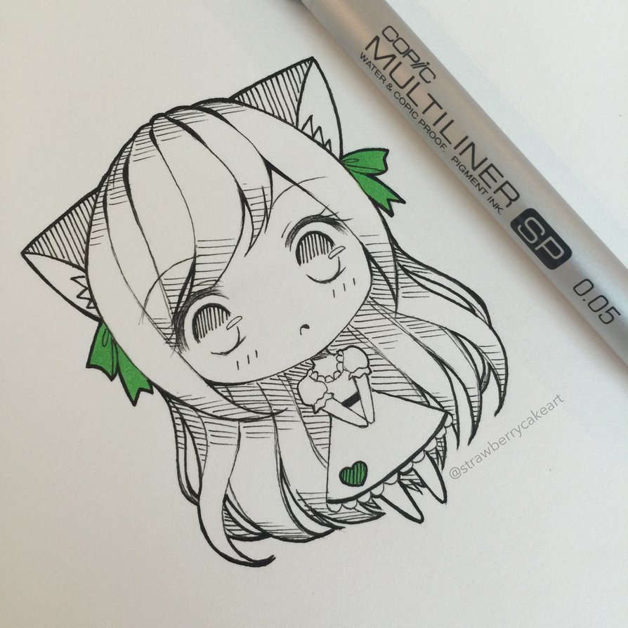 Аниме маркерами Копик