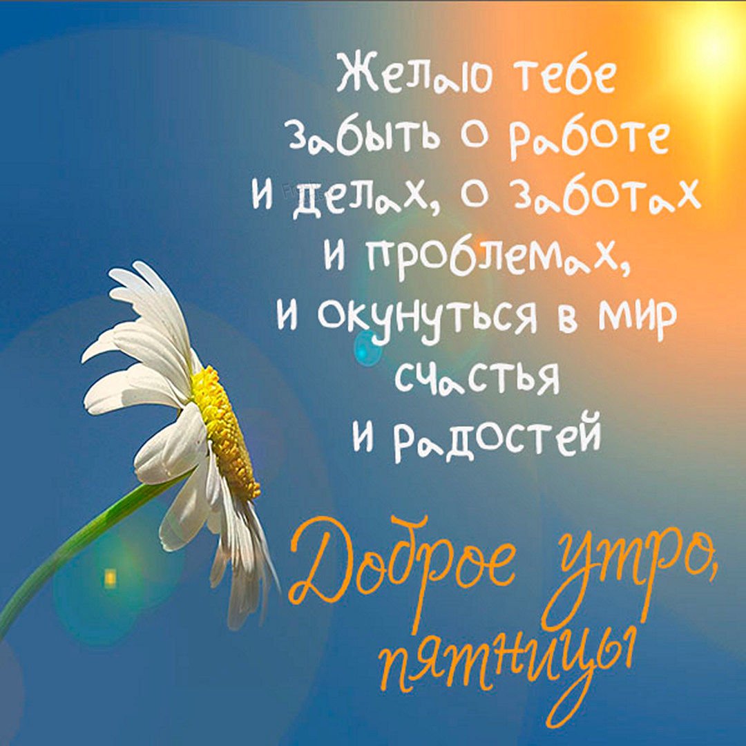 С добрым осенним утром пят