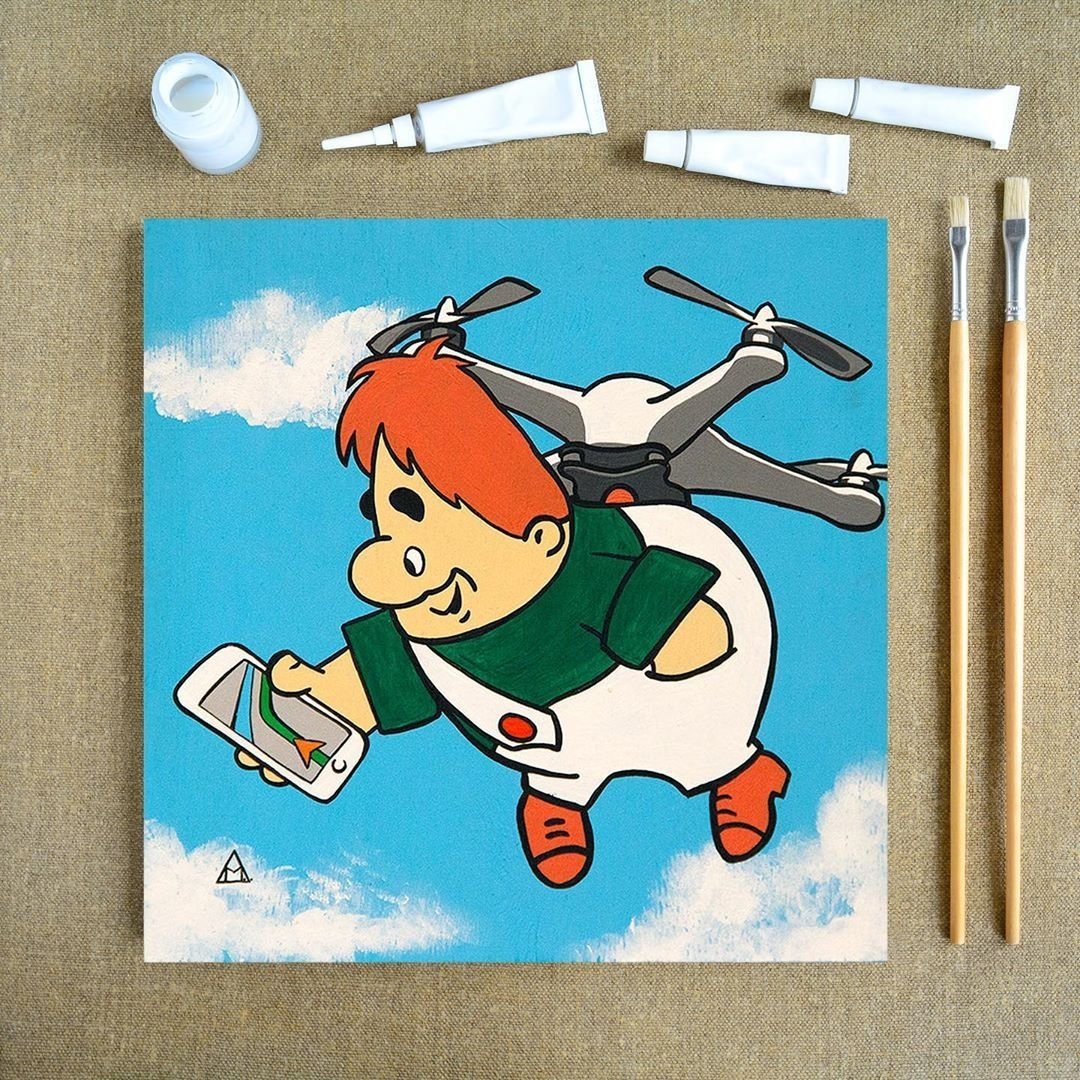 Малыш и Карлсон взрослые