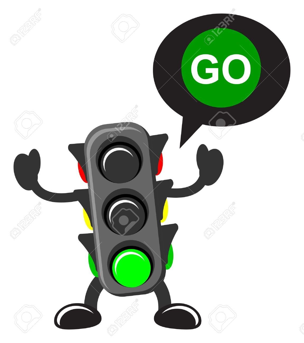 Зеленый светофор для детей