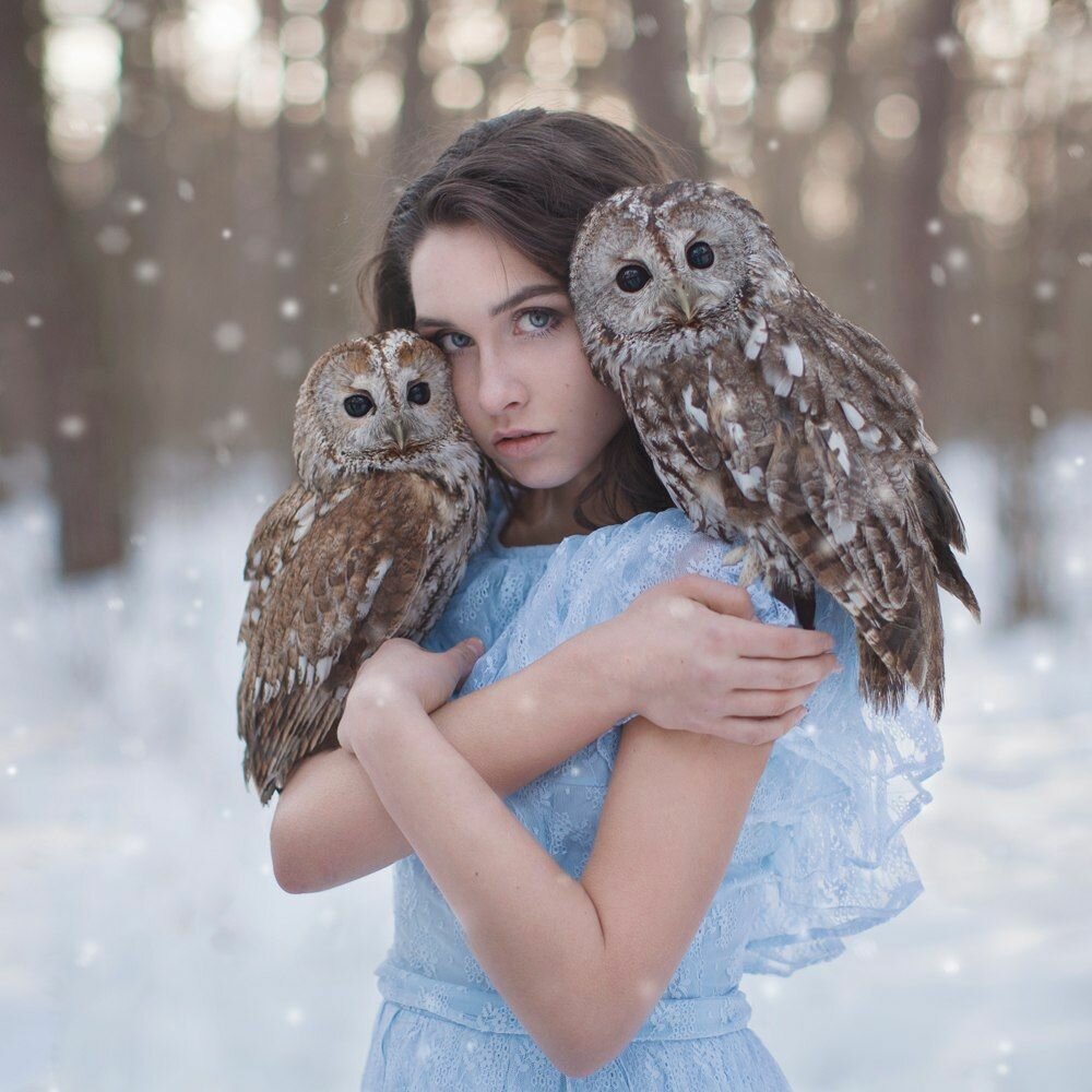 Девушка с совой