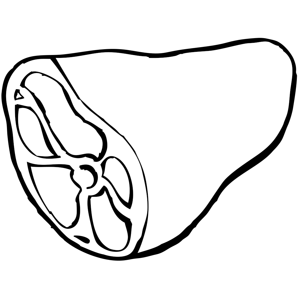 Мясо раскраска