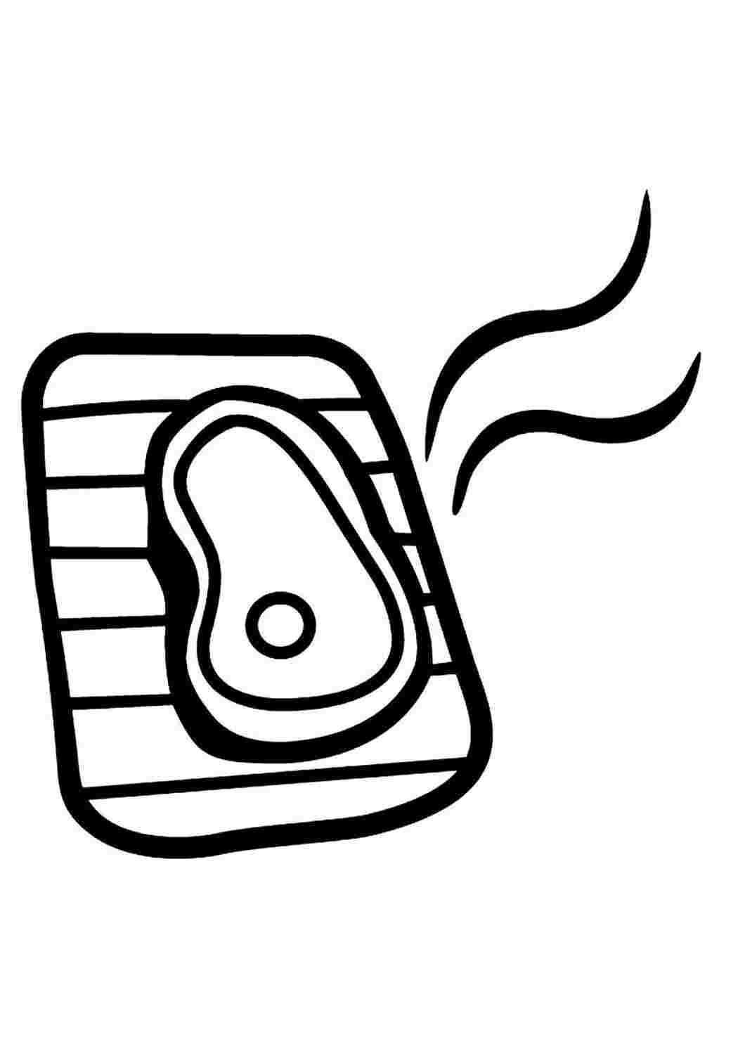 Мясные продукты раскраска