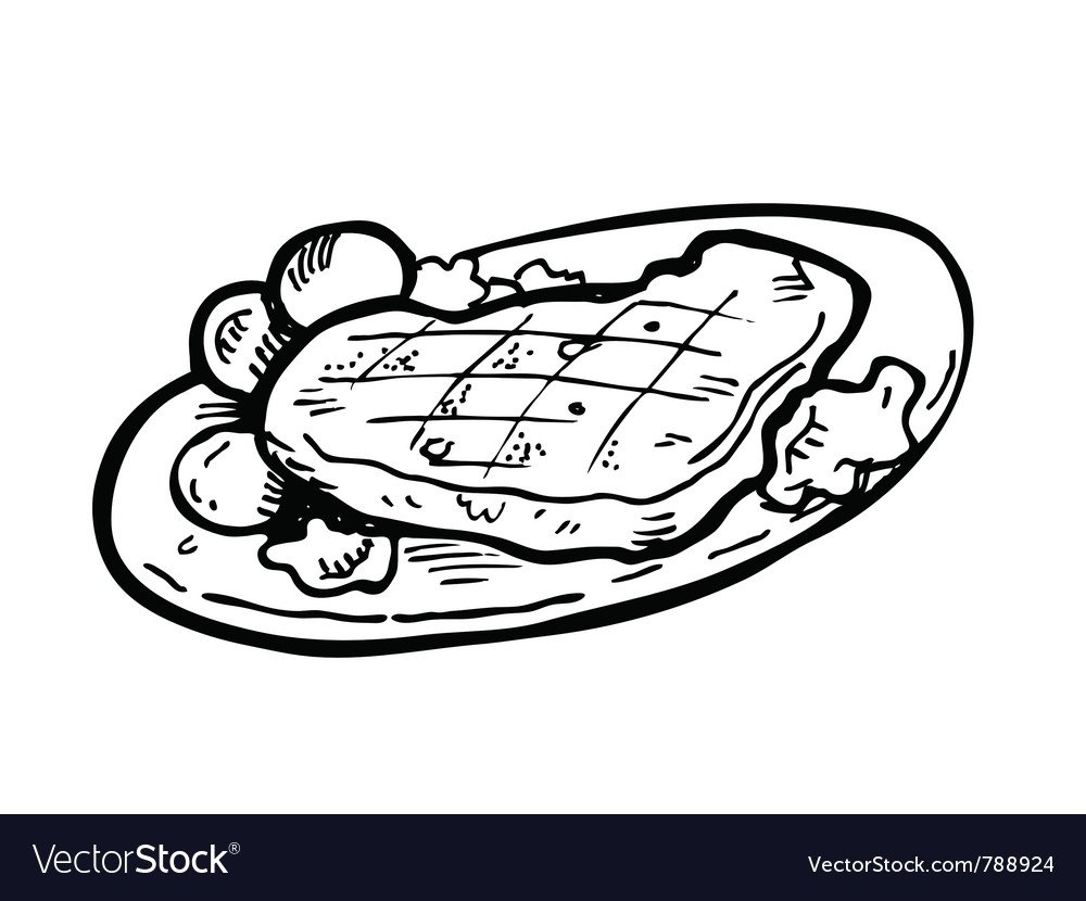 Паттерн мясо вектор