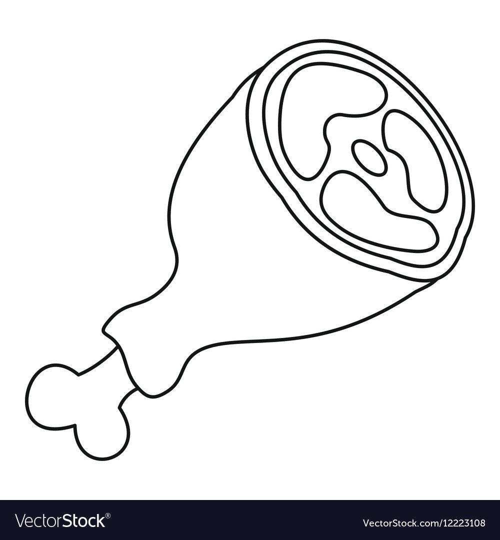 Мясо индейки вектор