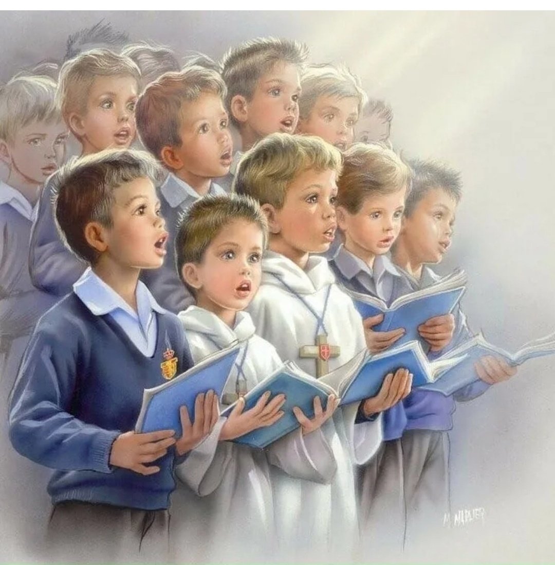 Дети поют в Хоре