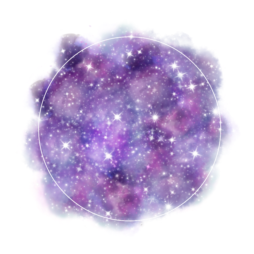 Космос на прозрачном фоне