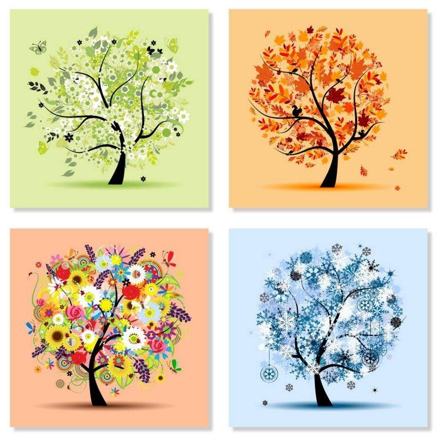 Времена года на дереве