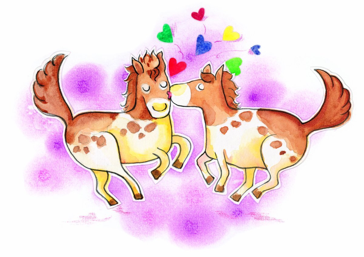 День Святого Валентина лошади