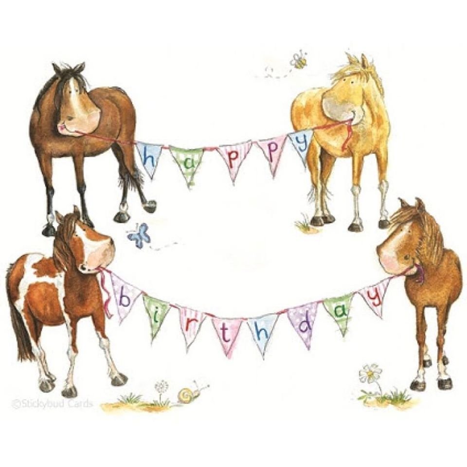 С днем рождения лошадка
