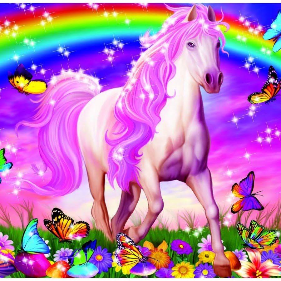 Цветные лошадки