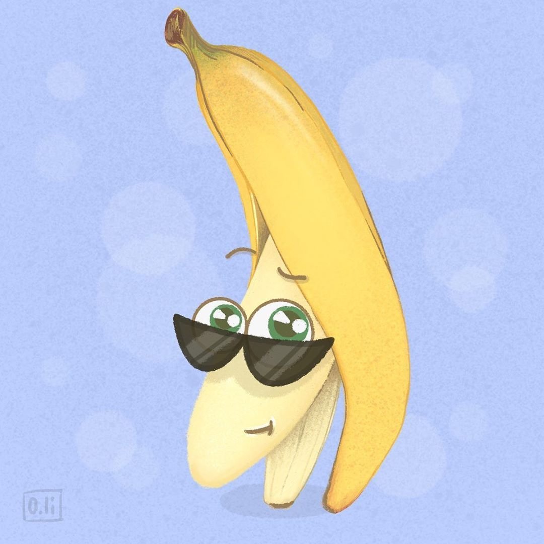 Живой банан