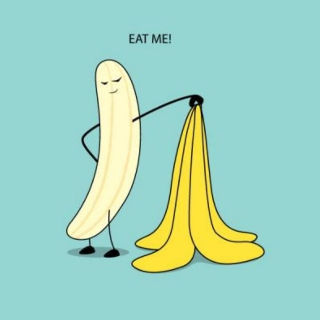 Банан с приколом нарисовать