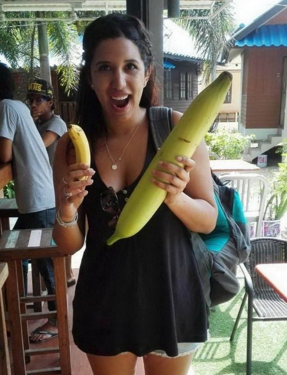 Прикольные фото с бананом