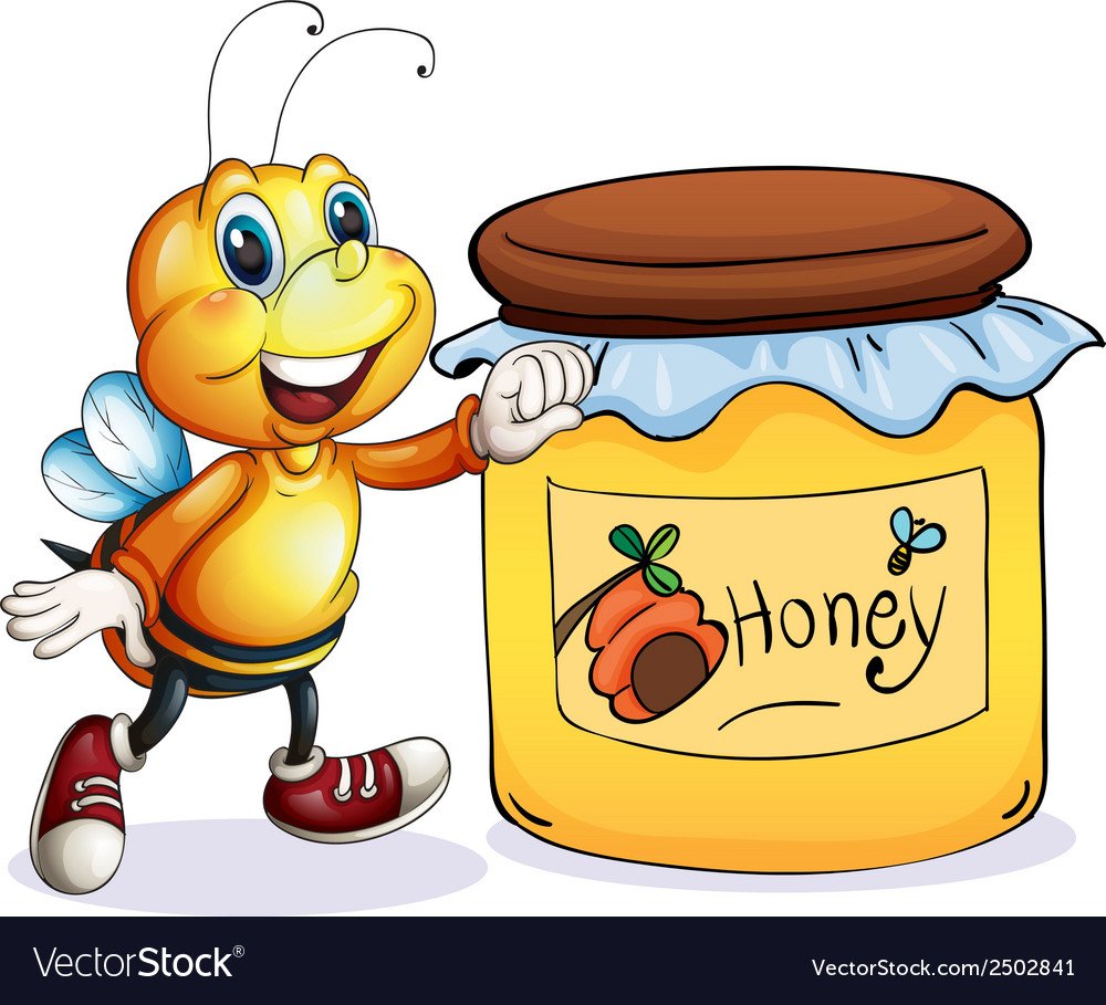 Пчелка баночка с медом для малышей