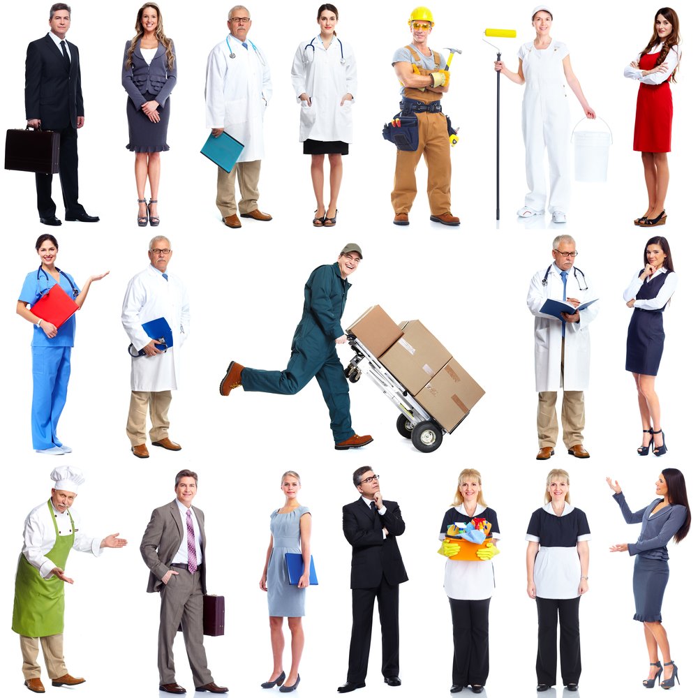Много профессий коллаж
