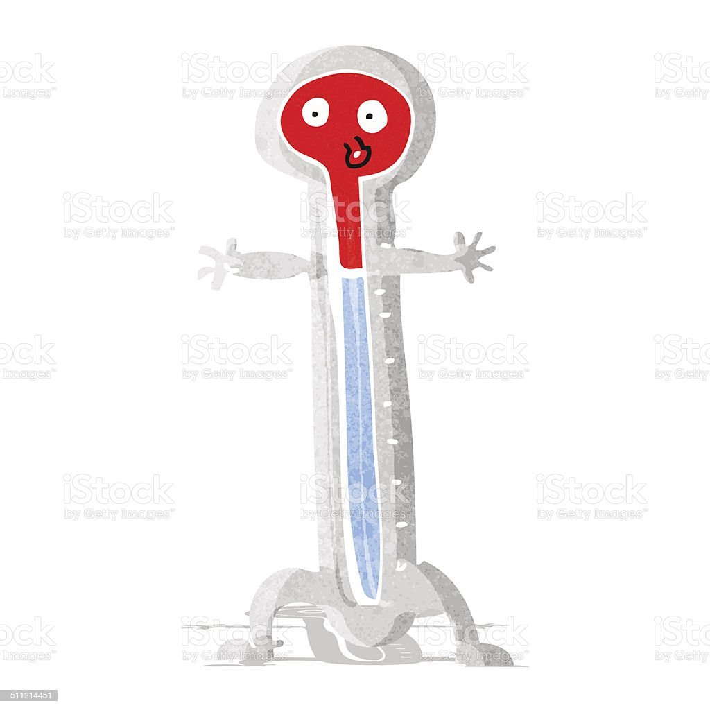 Шкала термометра вектор