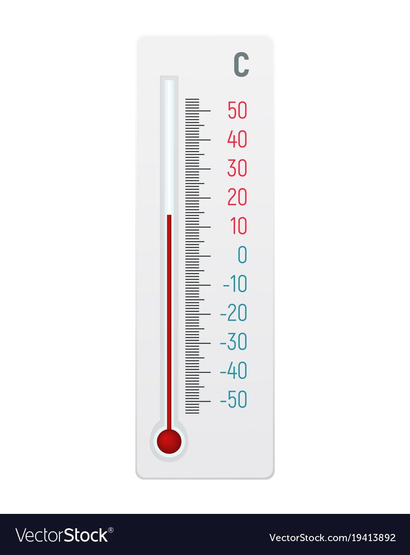 Модель зимнего и летнего термометра