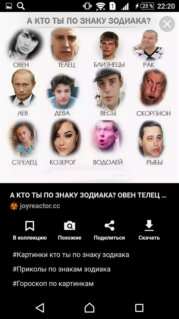 По знаку зодиака