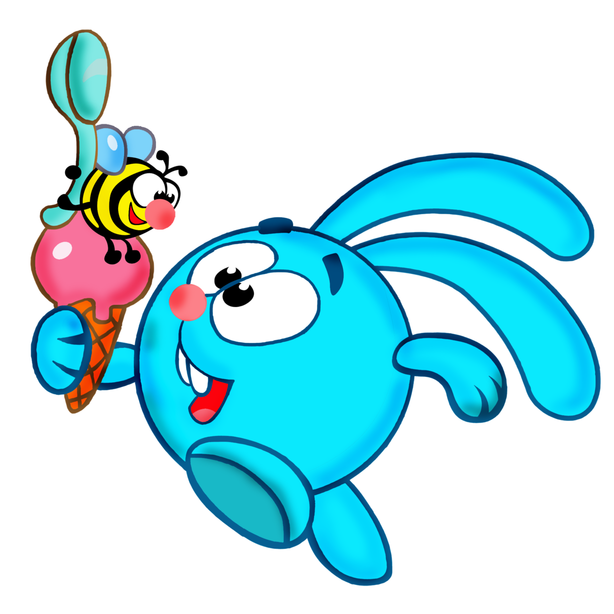 Смешарики 2д Крош и Ежик