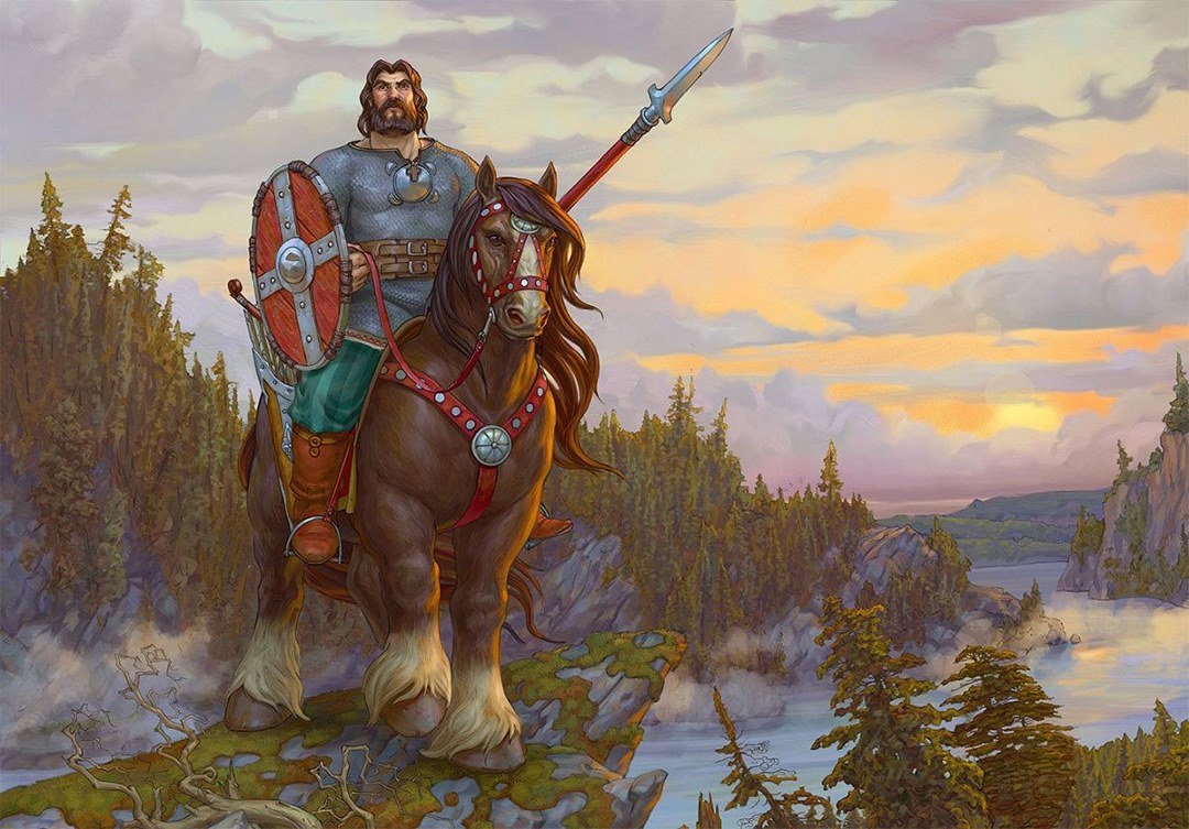 Богатырский скок Виктор Васнецов 1914