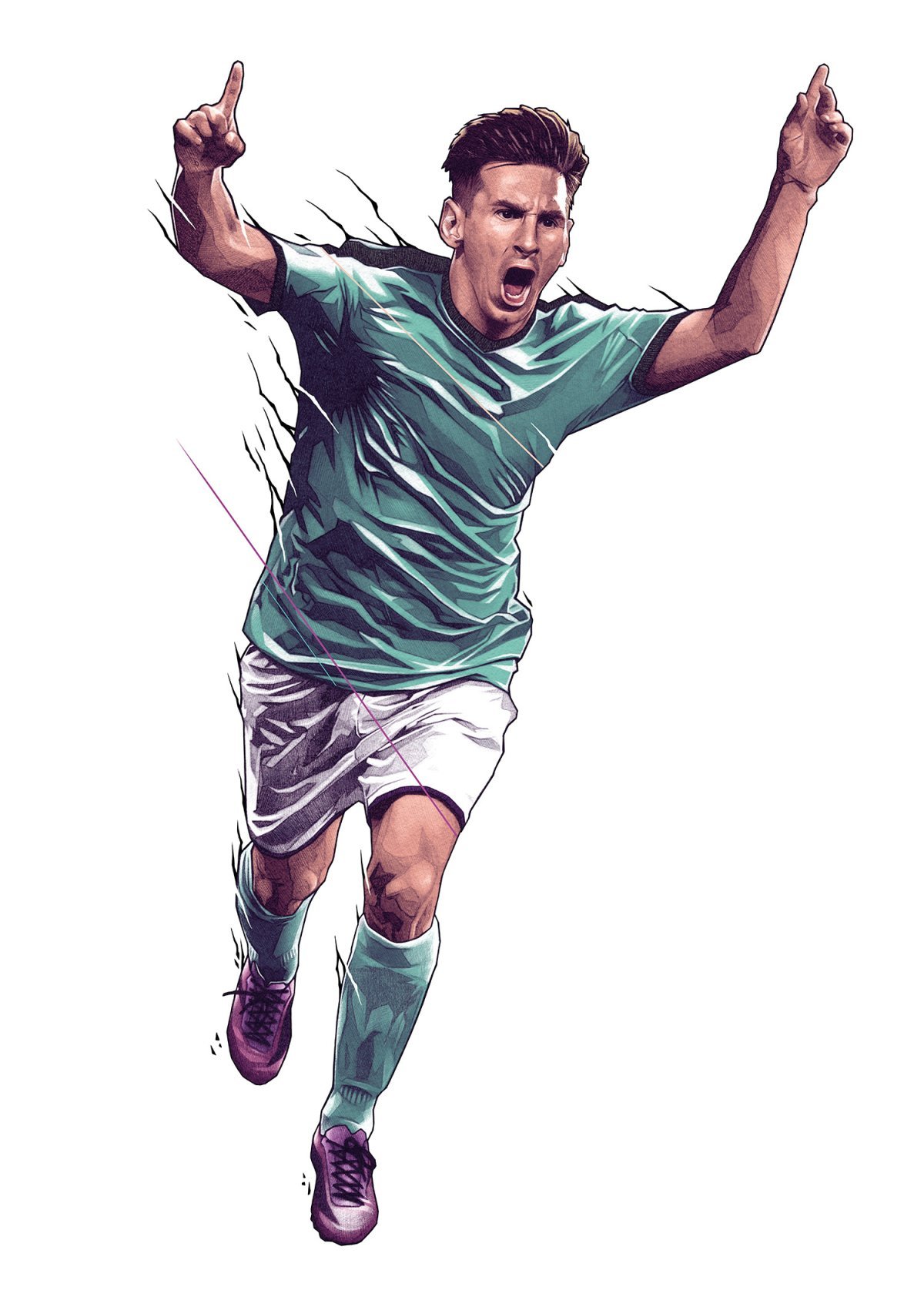 Лионель Месси арт