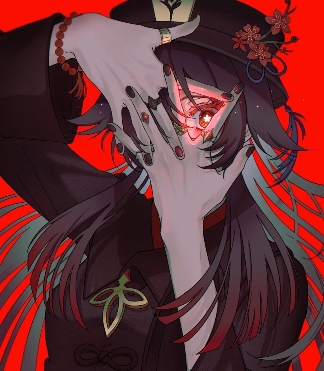 Ху Тао фан арт