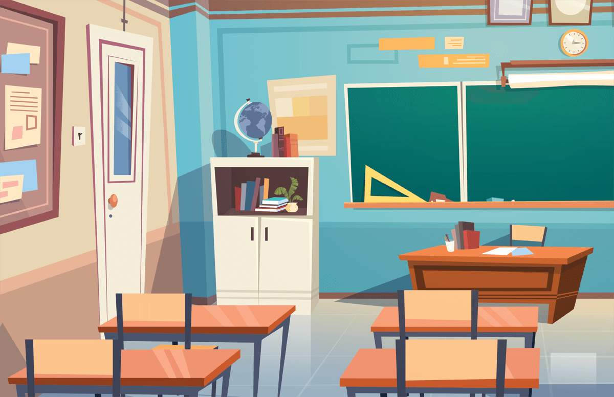 Нарисовать класс в школе