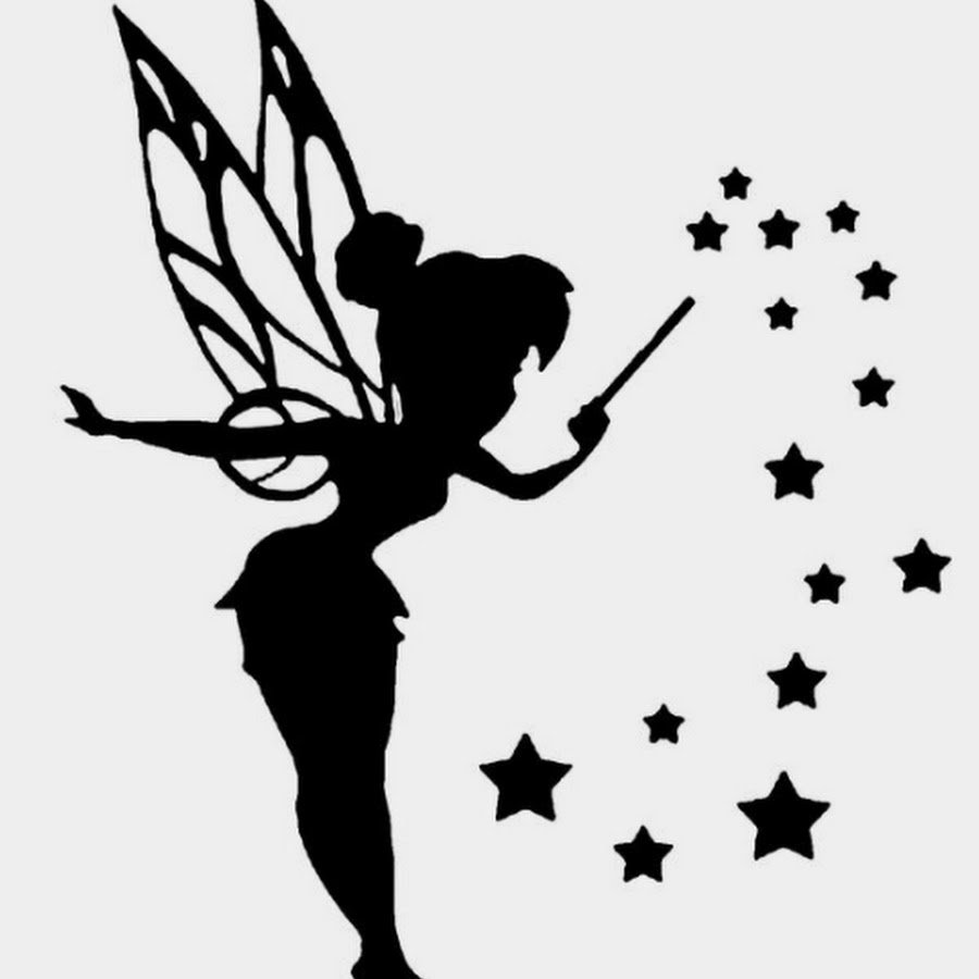Фея Тинкербелл силуэт