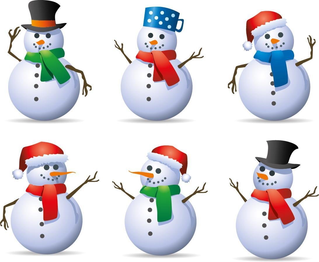 Снеговики 3 шт