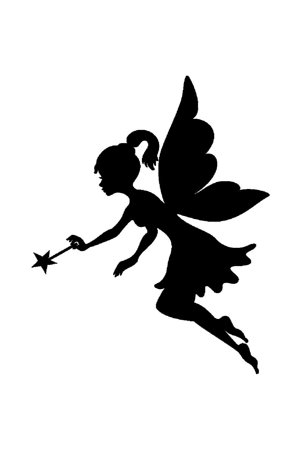 Фея трафарет для вырезания