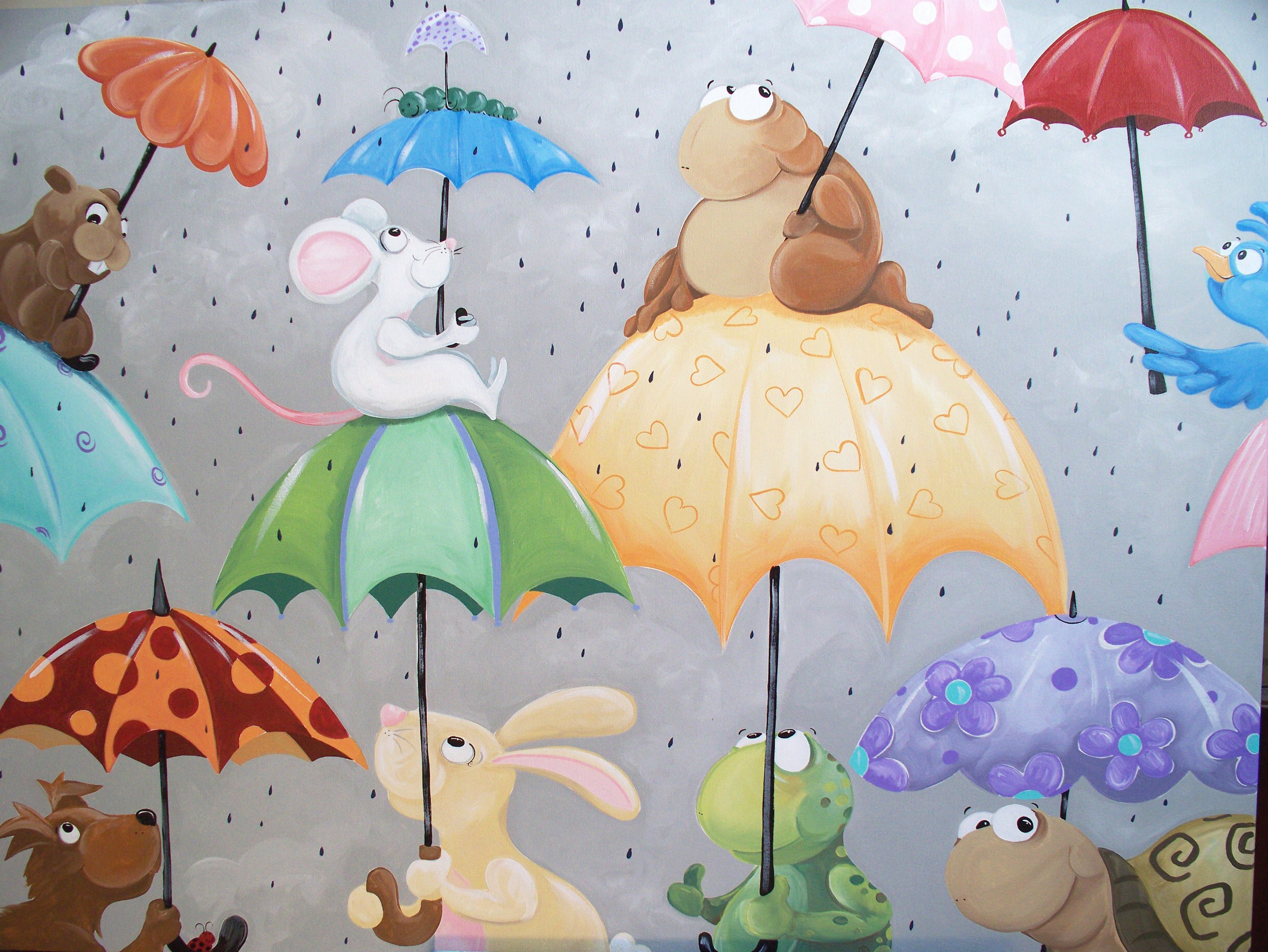 Сказка зонтики. Животные под зонтом. Животное с зонтиком. Звери под зонтом. Зверушки под зонтом.