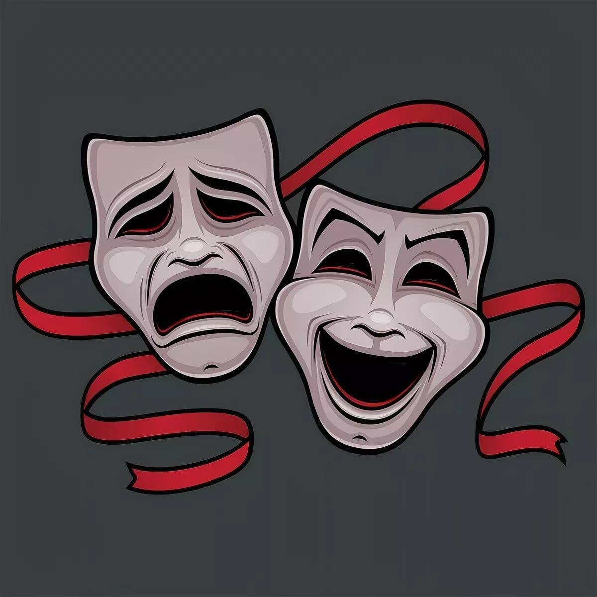 Маска трагедии и комедии