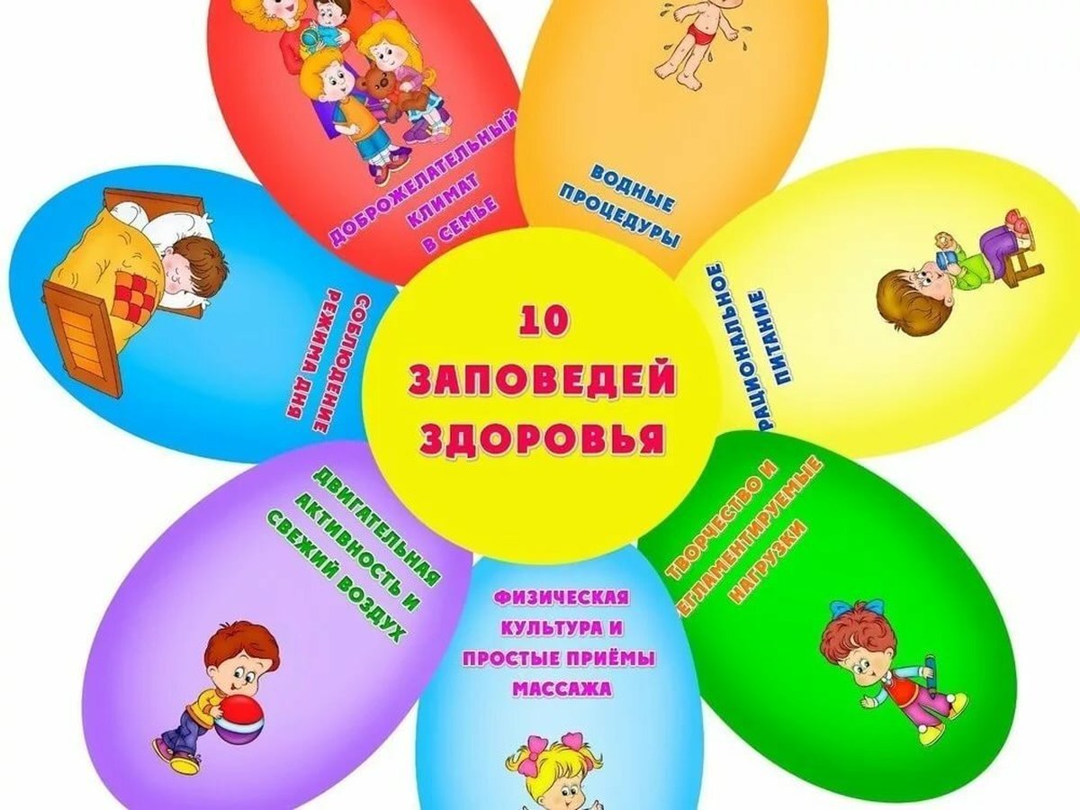 Цветок здоровья в детском саду