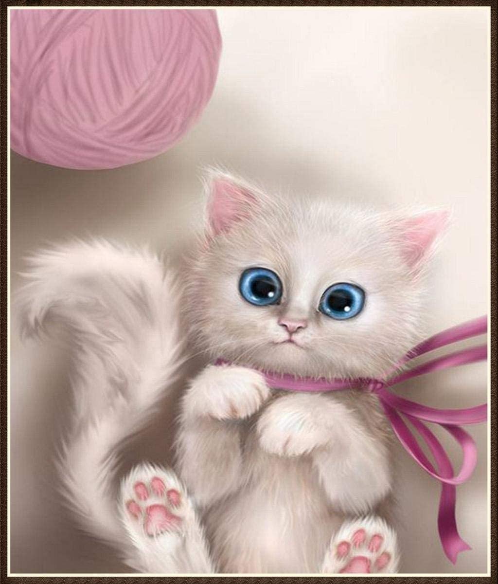 Розовый котенок