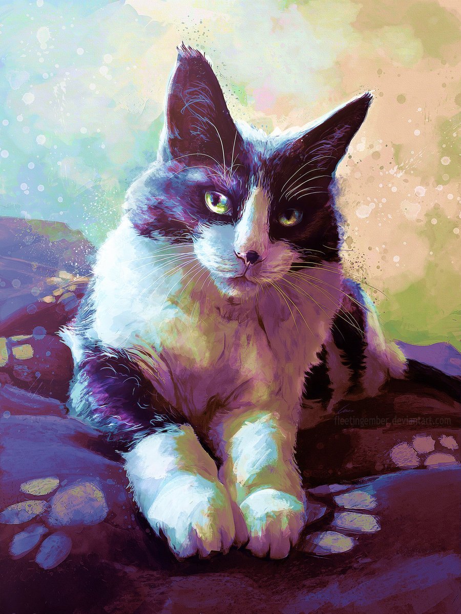 Рихард Донскис художник из Латвии котики