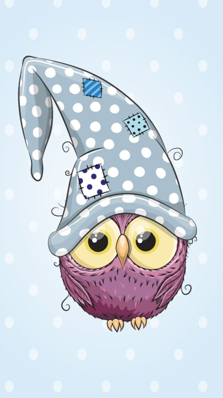 Совы мультяшные