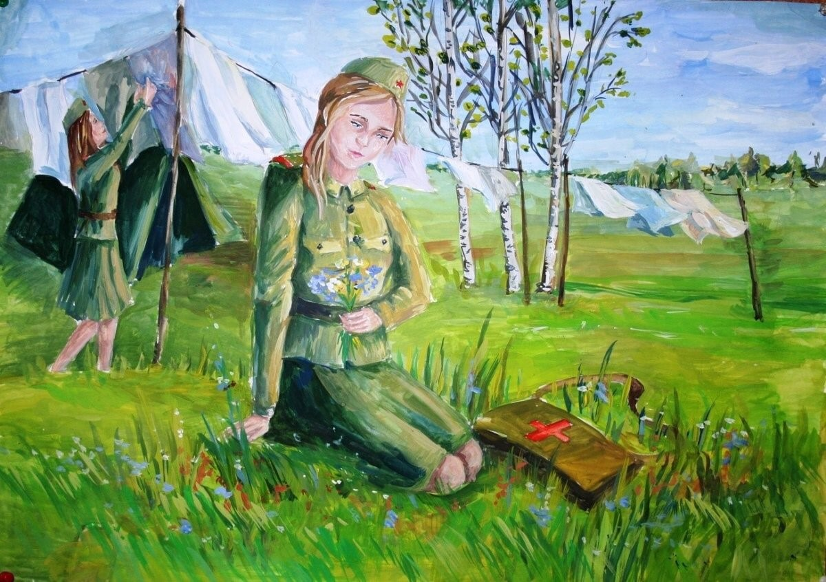 Детские патриотические рисунки