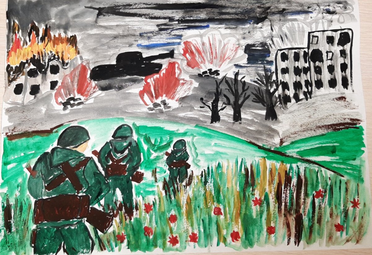 Рисунок на тему я люблю Россию