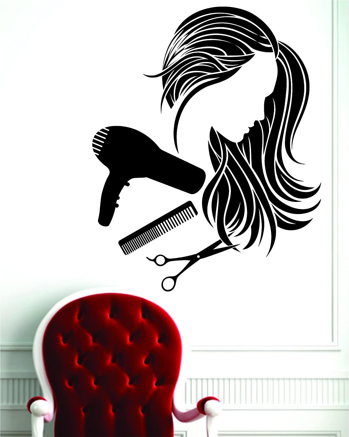 Трафарет для парикмахерской