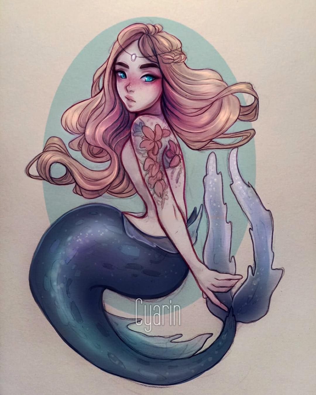 Русалки Пинтерест