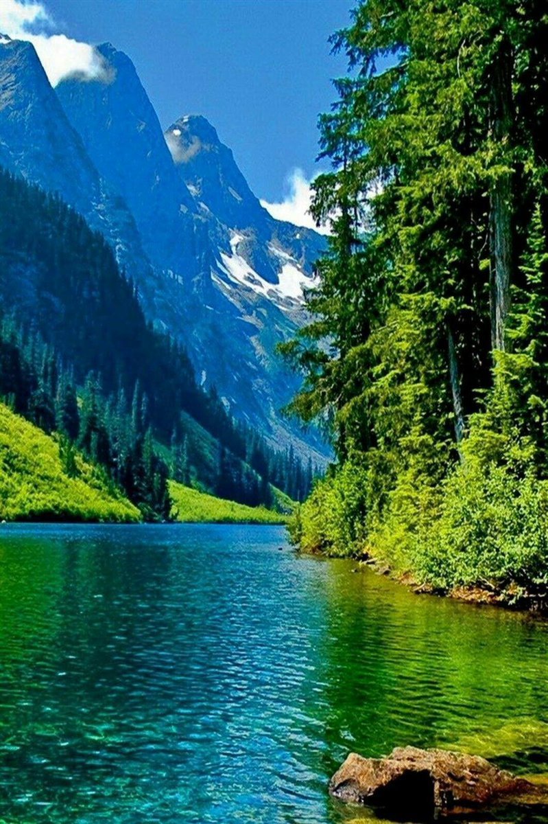 Альпийские горы река