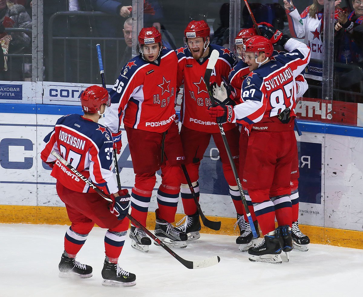 Хоккеисты ПХК ЦСКА