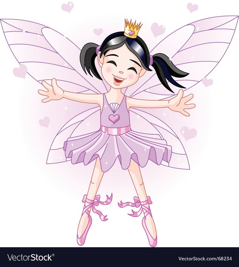 Рисунки детей фиолетовые феи