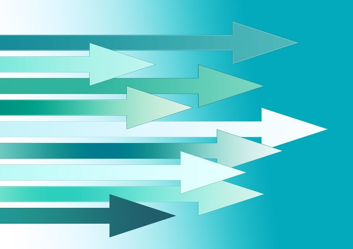 Абстрактный фон со стрелками