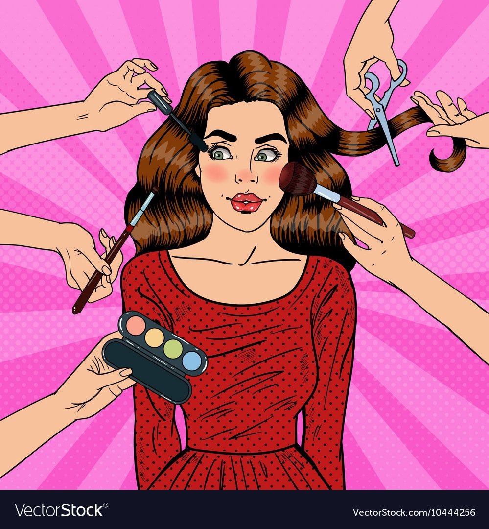 Парикмахер мультяшный