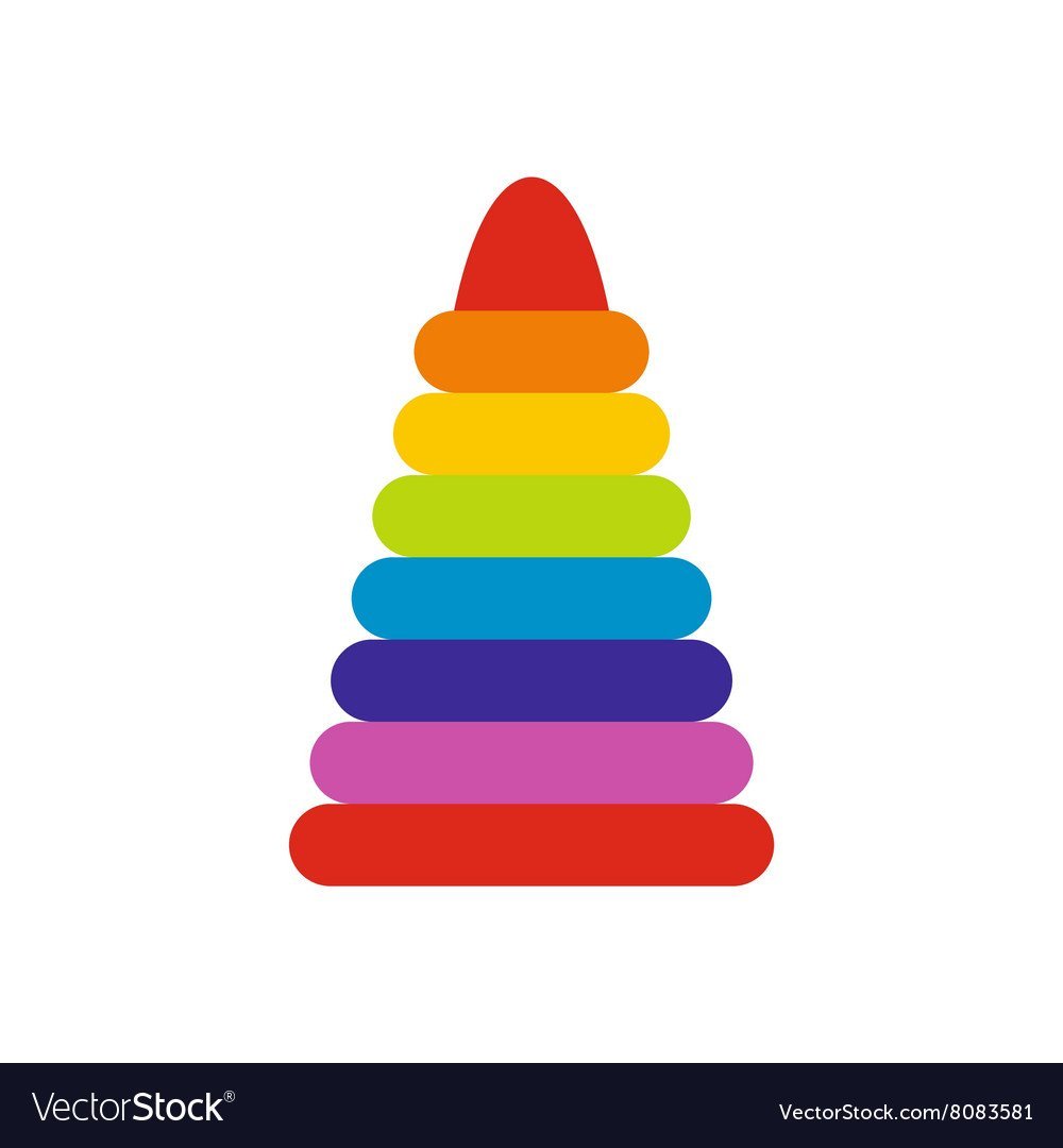 Пирамидка 4 цвета