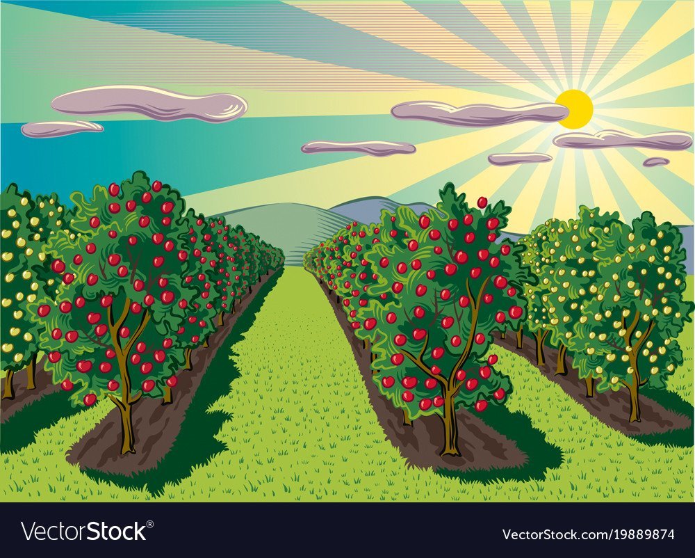 Девочка с яблоками