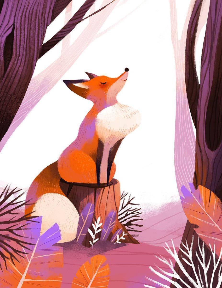 Лиса в сарафане